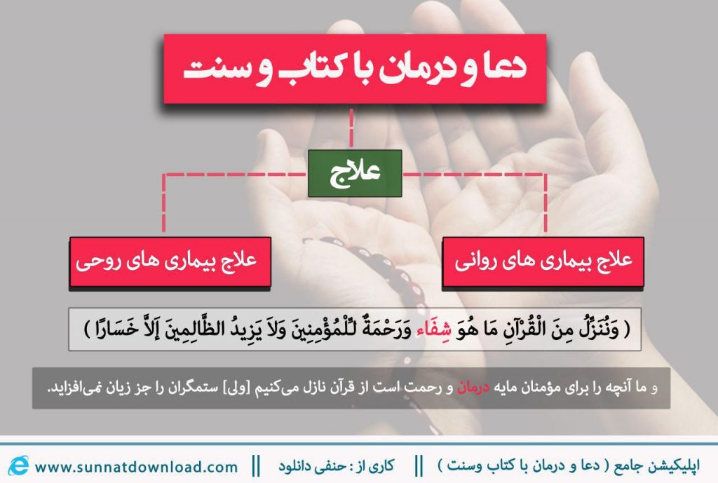 نرم افزار دعا و درمان با کتاب و سنت برای اندروید 1