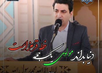 ویدیو سرود «دنیا بداند مولوی(عبدالحمید) یک جمله خط قرمز است!» حافظ خمر